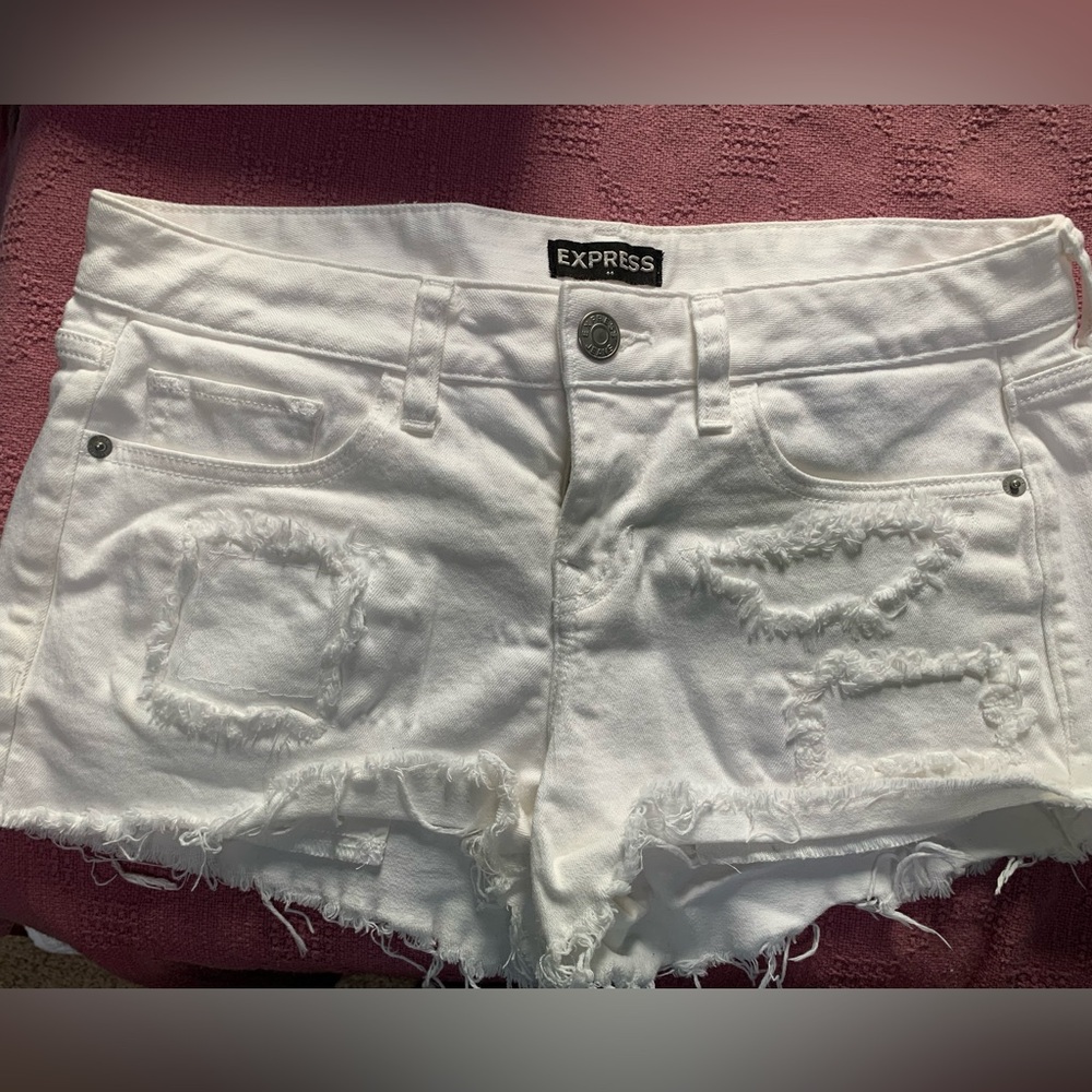 Express Denim Shorts